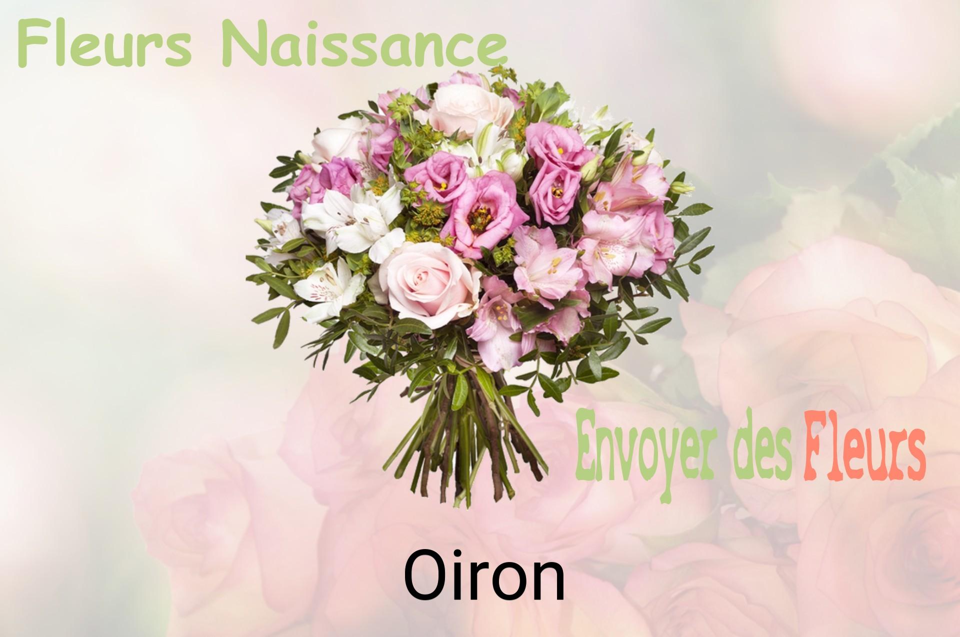 Bouquet de fleurs de naissance livré à Oiron